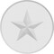 Ekena Millwork Standard Grayson Star Rosette With Beveled Edge, 8"W x 8"H x 1/2"P ROSP080X080X050GRY07 - alternate 3